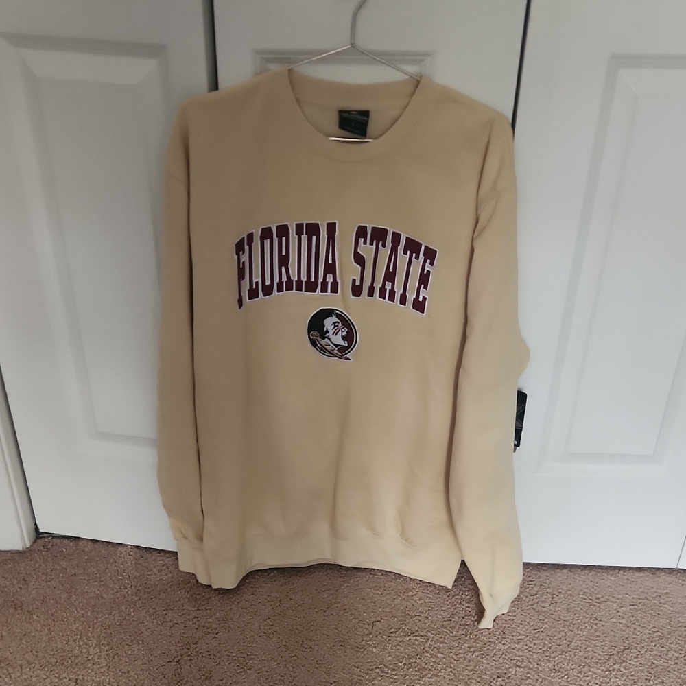 Florida State Men's Crewneck Sweater - Cream